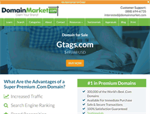 Tablet Screenshot of gtags.com